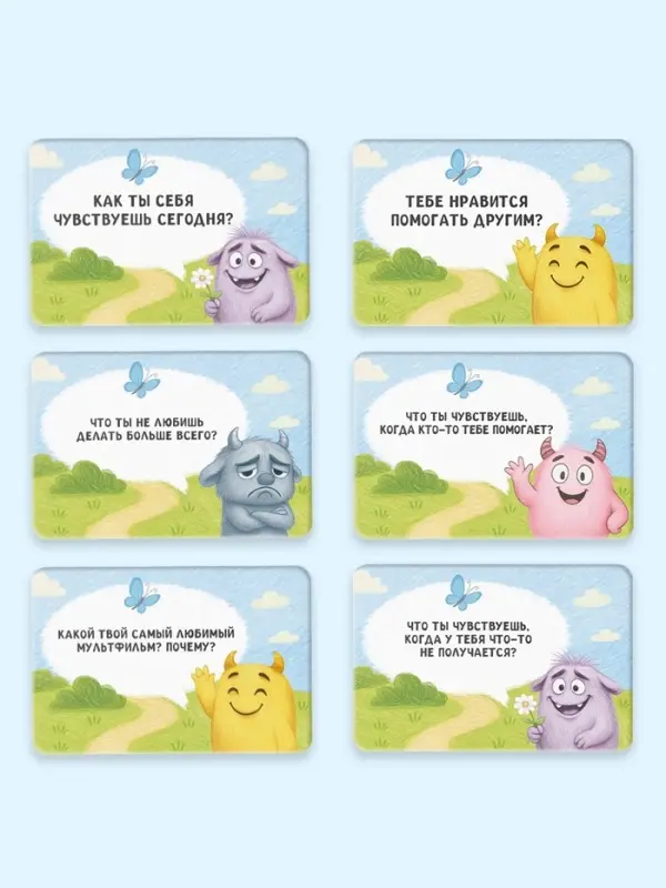 Развивающая игра Развивающая игра "Домино эмоций", 61 карта, 4+