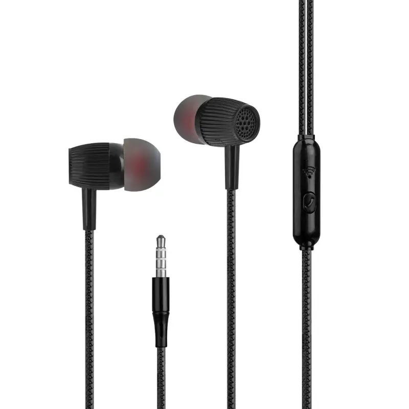 Наушники ISA S021 с микрофоном черные