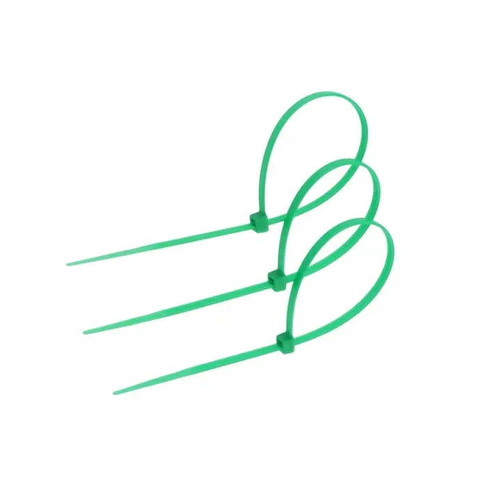 Хомут нейлоновый для стяжки, ТУНДРА, 3.6×200 мм, зеленый, 25 шт.