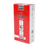 Лампа AVS Vegas 24V.С5W(SV8.5/8)L36мм. BOX 10шт.