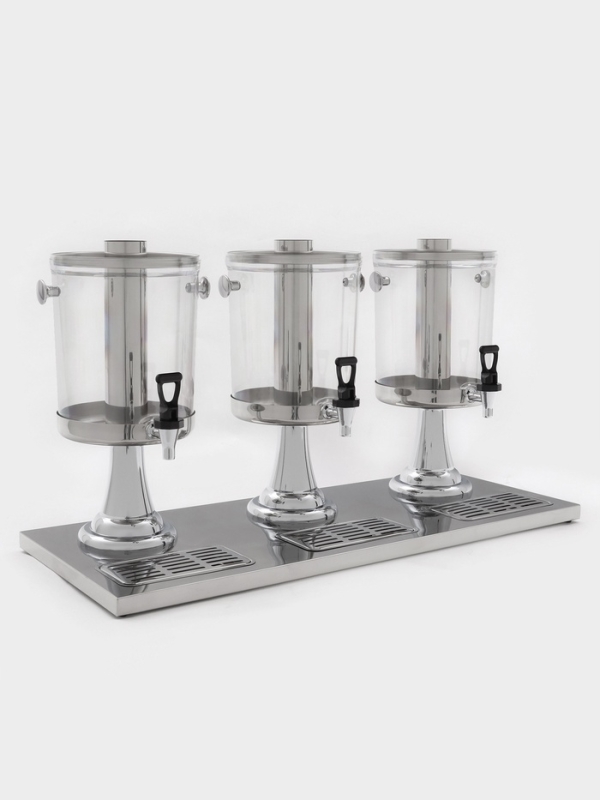 Диспенсер для напитков 3 секции по 8 л, 865х350,600 мм.