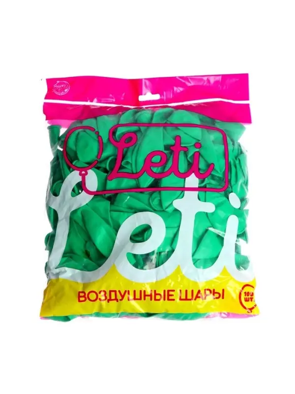 Воздушные шары латексные 12", пастель, 100 шт., зелёные