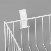 Полка-корзина для экономпанелей, 60&times;33&times;15 см, белая