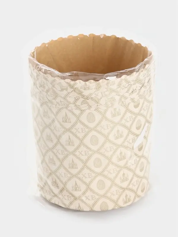 Набор бумажных форм для кулича "Жемчуг ХВ", 90х90 мм, 10 шт