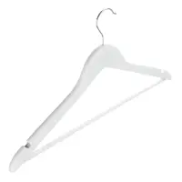 VETTA Набор вешалок деревянных, 3 шт, 45см, белые, хром