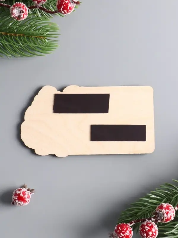 Магнит новогодний с календарём 2026 «Весёлого Нового Года», размер магнита 6×11.5 см