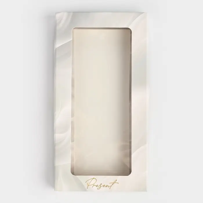 Коробка для шоколада «Нежность», с окном, 9.4 х 1.7 х 18.4 см Коробка для шоколада «Нежность», с окном, 9.4 х 1.7 х 18.4 см