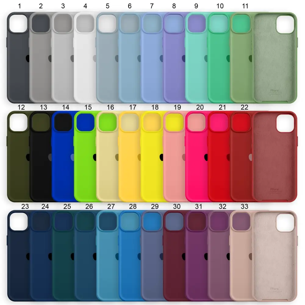 Чехол iPh 14 Plus (6.7) Silicon Сase APL WS (с лого)