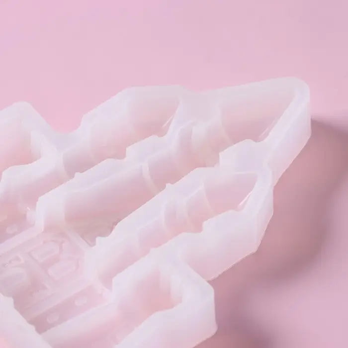 Молд Доляна &laquo;Сказочный замок&raquo;, силикон, 15&times;12&times;2 см, цвет белый