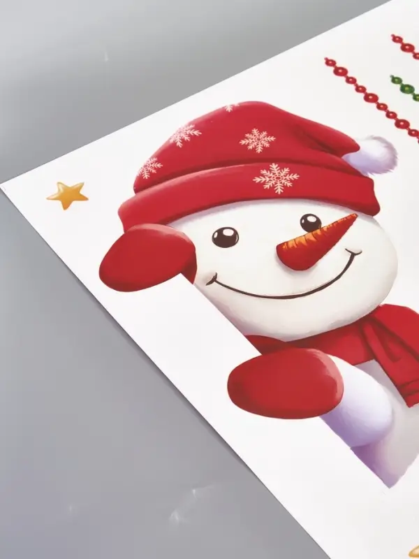 Виниловые наклейки «Новогодняя история», 35 × 50 см, 4 листа Виниловые наклейки «Новогодняя история», 35 × 50 см, 4 листа