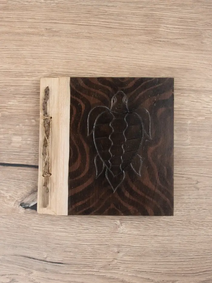 Фотоальбом "Черепаха" 10 листов, 19х19х2 см, цв. коричневый