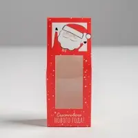 Коробка складная «Счастливого Нового года», 6 х 14.5 х 3.5 см Коробка складная «Счастливого Нового года», 6 х 14.5 х 3.5 см