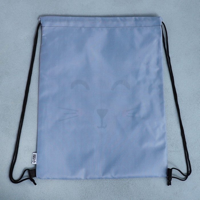 Мешок для обуви «Милый котик» с дополнительными элементами, 41×31 см Мешок для обуви «Милый котик» с дополнительными элементами, 41×31 см