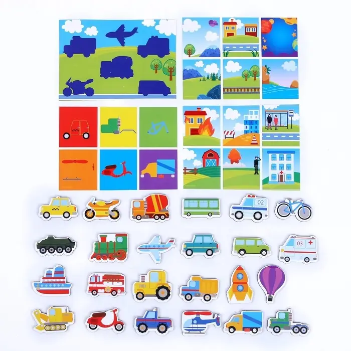 Развивающий набор лото Лесная мастерская &laquo;Изучаем транспорт&raquo;