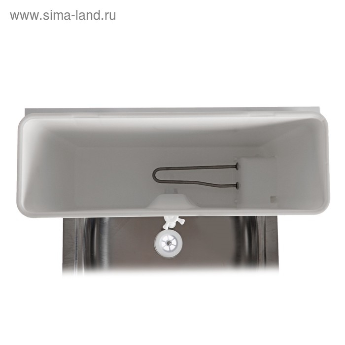 Умывальник "ТермМикс", с ЭВН, нержавеющая мойка, пластиковый бак, 1250 Вт, 17 л, белый