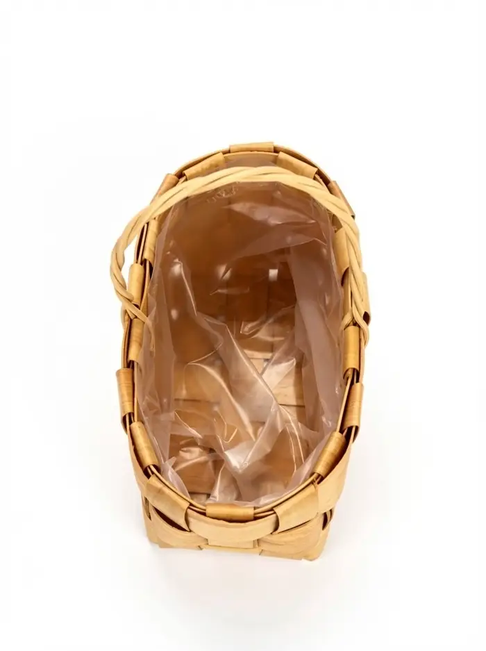 Корзина плетёная для хранения, 17&times;10&times;9 см, ручка h=9.5 см, секвойя