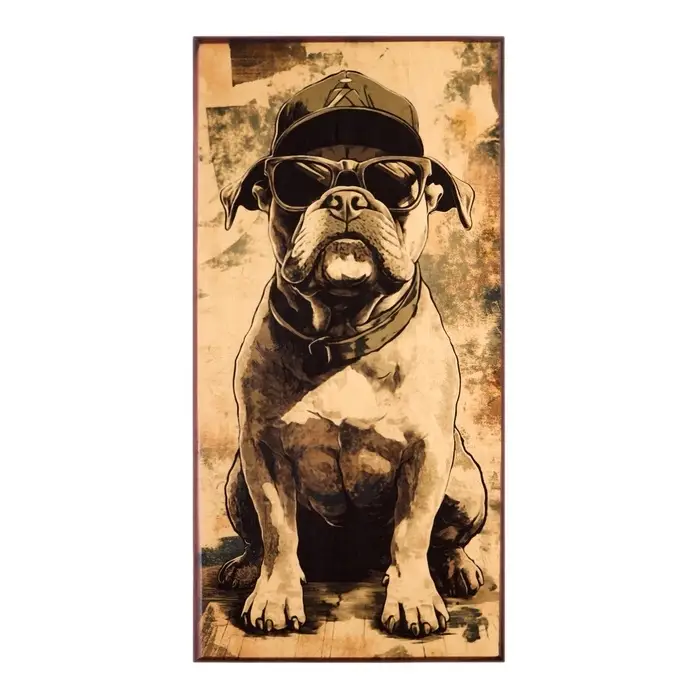 Нарды деревянные большие с шашками, настольная игра "Пёс", 60 х 60 см