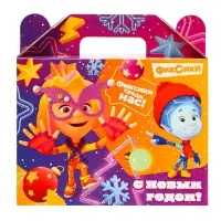 Подарок в картонной упаковке &laquo;Фиксики, b34&raquo; 900 гр