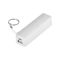 Внешний аккумулятор PB-03, 2200 мАч, USB, 1 А, крепление кольцо, белый