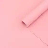 Бумага упаковочная крафт, двусторонняя, розовый, 0.68&times;10&plusmn;5% м