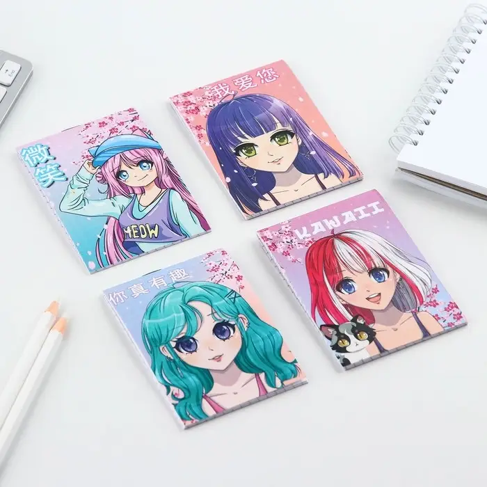 МИКС Блокнотов А7 16 листов &laquo;Аниме&raquo;