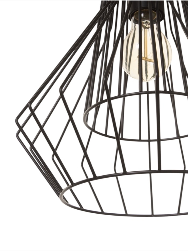 Светильник Светильник "Крит" 1х40Вт Е27 черный/коричневый 30х30х42(142)см