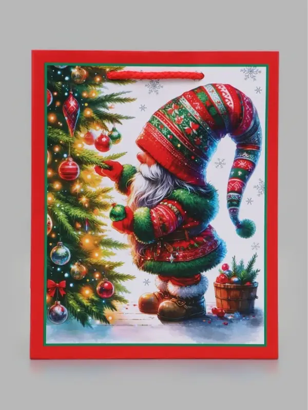Пакет подарочный &laquo;Сказочный гномик&raquo;, 18&times;10&times;22.3 см