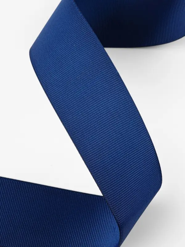 Лента репсовая, 40 мм, 23&plusmn;1 м, тёмно-синяя №38