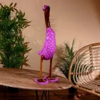 Сувенир &laquo;Утка в сиреневом&raquo;, 70 см, дерево