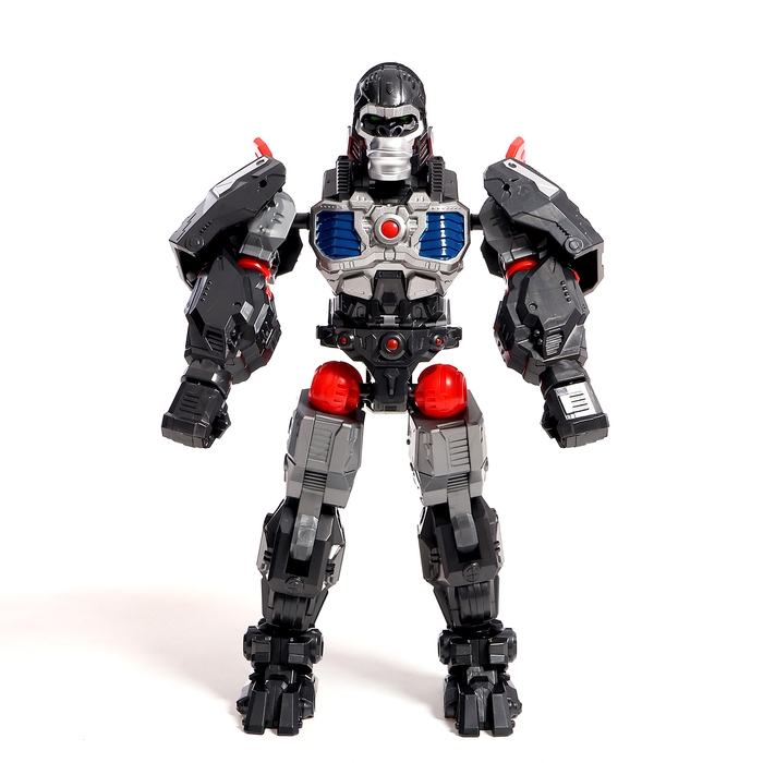 Робот «Горилла», с металлическими элементами, трансформируется