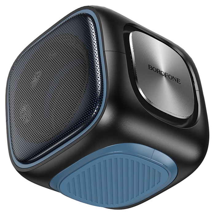 Портативная колонка Borofone BR29, 1200 мАч, 7 Вт, BT 5.3, FM, TF-карты, USB, AUX, чёрная Портативная колонка Borofone BR29, 1200 мАч, 7 Вт, BT 5.3, FM, TF-карты, USB, AUX, чёрная