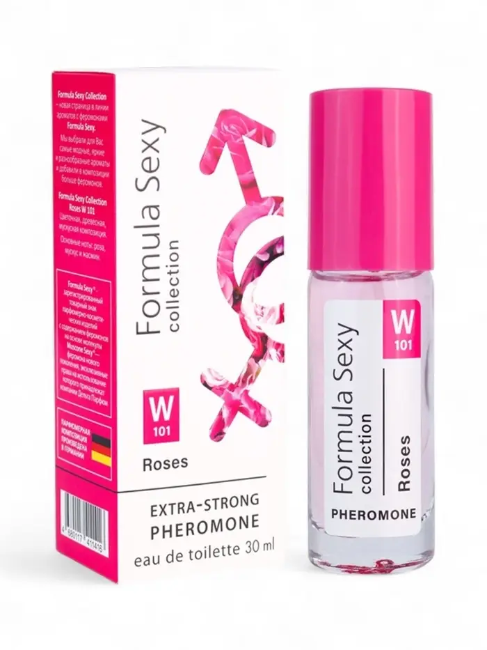 Туалетная вода женская с феромонами Formula Sexy collection Roses W101, 30 мл