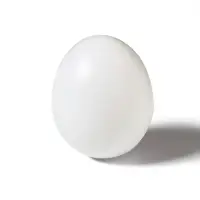 Яйцо искусственное подкладное, для кур, 4×5 см, 1 шт., белое, Greengo