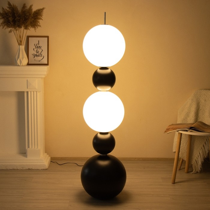 Торшер  Торшер "Балби " LED 18Вт 4000К черный 40х40х158см