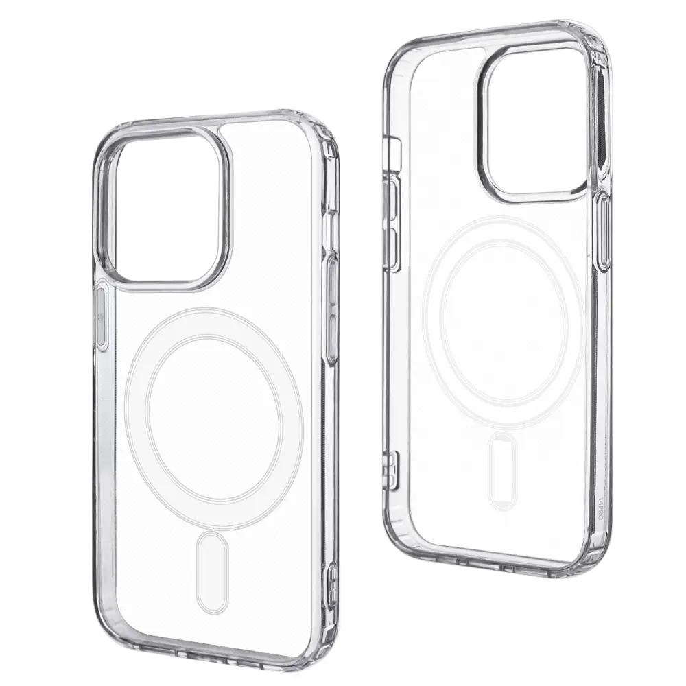 Чехол iPh 14 Pro (6.1) Clear Case (MagSafe) в пакетике