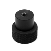 Ручка-кнопка CAPPIO PK328, d=23 мм, цвет черный, 8 шт.