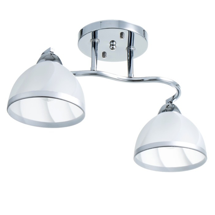 Люстра Люстра "Каспиан" 2хЕ27 40Вт хром 46х15х22 см BayerLux