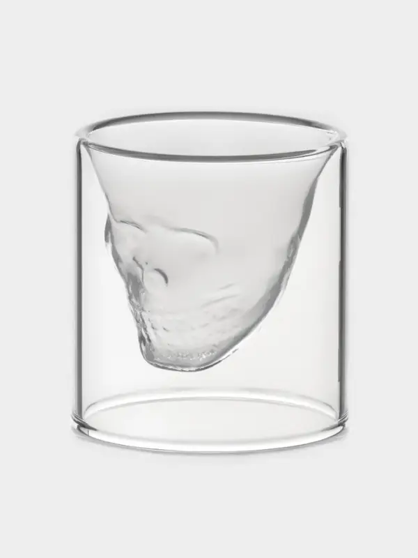 Набор стопок Magistro &laquo;Череп. Хэллоуин&raquo;, 25 мл, набор 4 шт., стекло, прозрачный