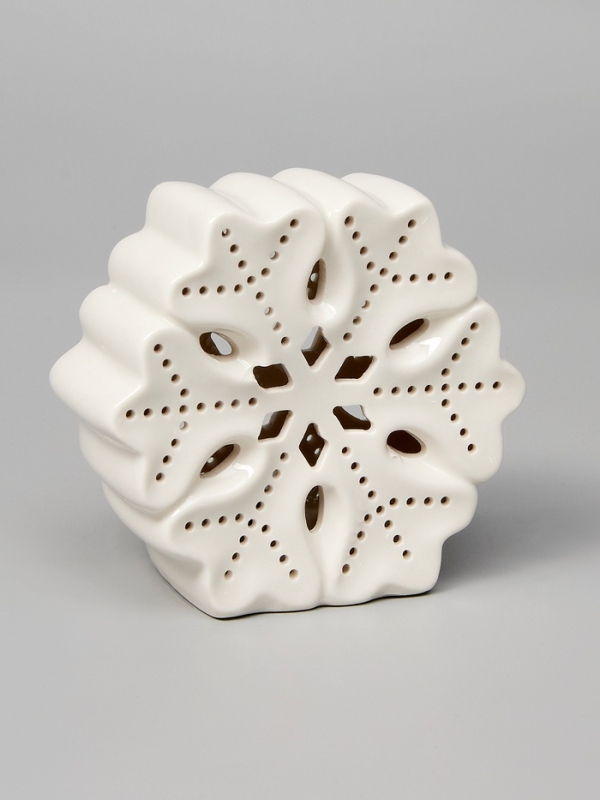 Светодиодная фигура Светодиодная фигура "Снежинка большая" 11х5х11, 1 LED, LR44x3(в компл.), Т/БЕЛЫЙ