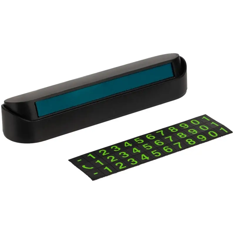 Парковочная визитка Litera, черная Парковочная визитка Litera, черная