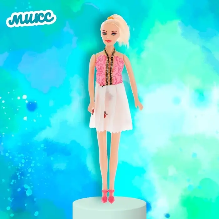 Кукла-модель «Оленька» в вечернем платье, МИКС Кукла-модель «Оленька» в вечернем платье, МИКС