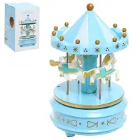 Музыкальная заводная игрушка &laquo;Карусель: Лошади&raquo;, МИКС