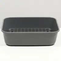 Туалет для кошек &laquo;Сима&raquo; FIX, 29&times;38&times;10.5 см, с сеткой, пластик, серый