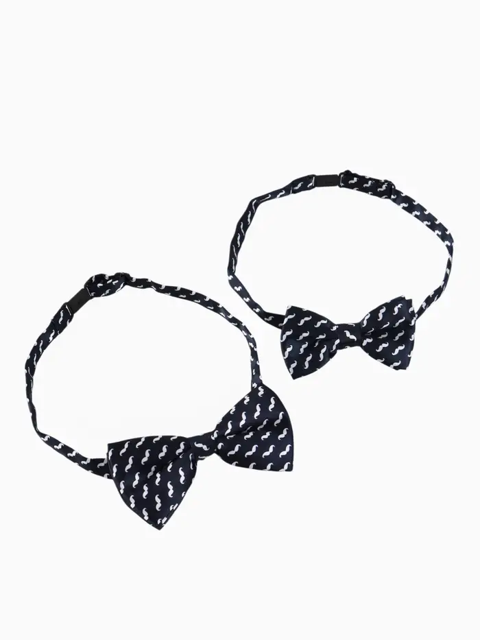 Галстук - бабочка для мальчика и папы M&B Family look, 2 шт., синий