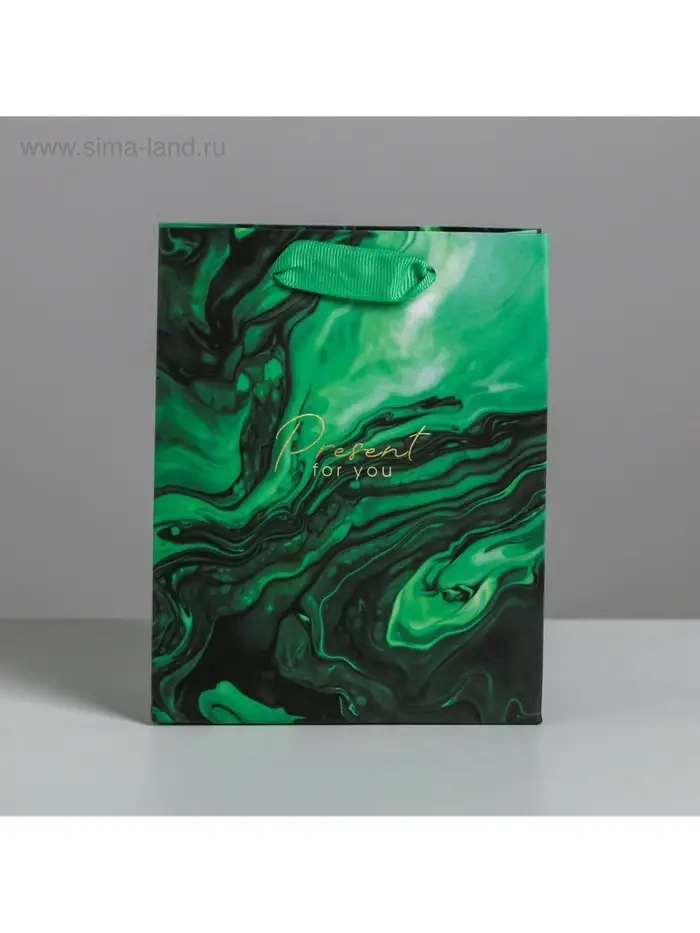 Пакет подарочный ламинированный, упаковка, &laquo;Present for you&raquo;, S 12&times;15&times;5.5 см