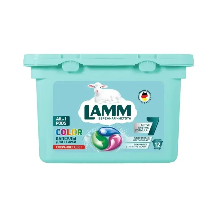 Капсулы для стирки Lamm Color, 12 шт Капсулы для стирки Lamm Color, 12 шт