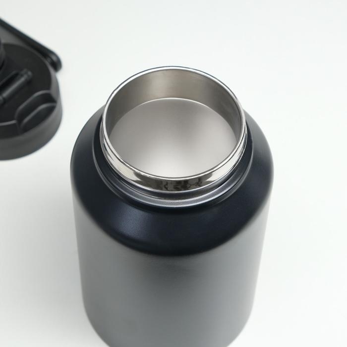 Термос, 2 л, Тропа Термос, 2 л, Тропа "Бидон", сохраняет тепло 48 ч, чёрный