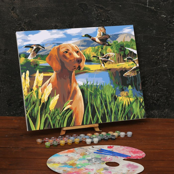 Картина по номерам на холсте с подрамником «Охота», 40 х 50 см