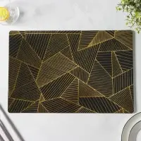 Салфетки сервировочные на стол Magistro, 4 шт., 45&times;30 см, чёрные