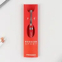 Ручка металл шариковая «Russian sport», синяя паста, 1 мм, фурнитура серебро